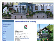 Tablet Screenshot of kainach.at